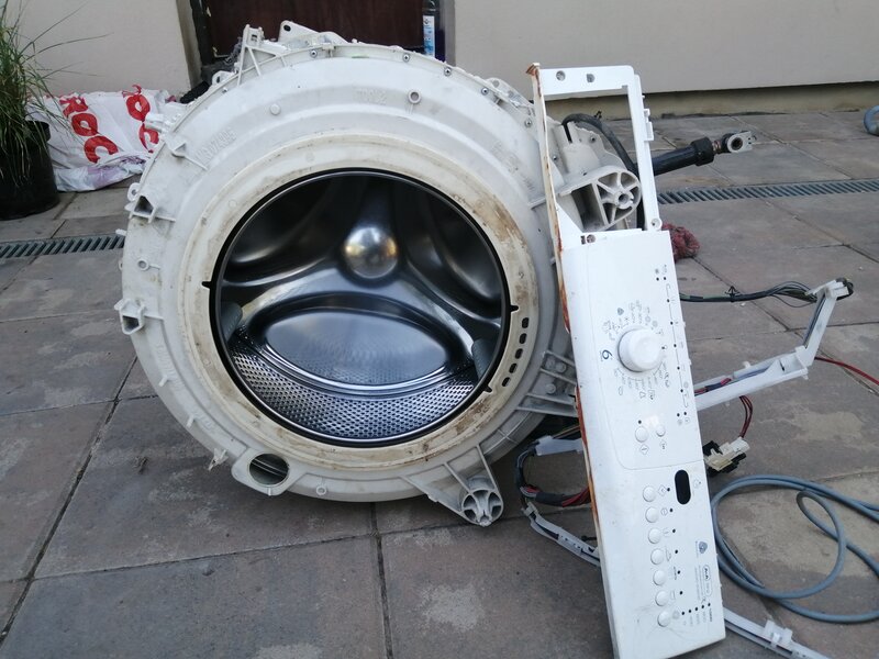 Whirlpool 6-th sense - cuva si instalatie electrica/electronica