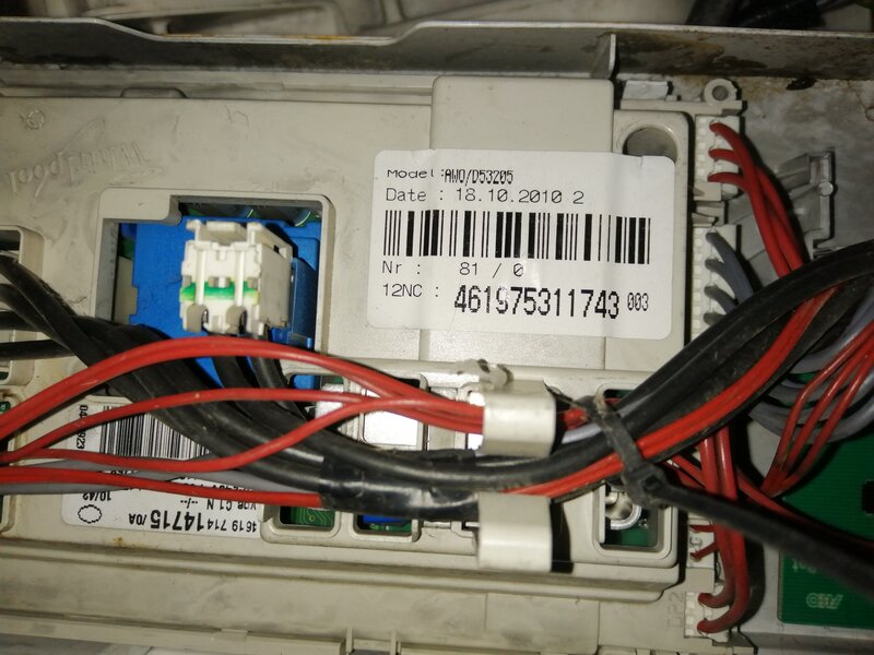 Whirlpool 6-th sense - cuva si instalatie electrica/electronica