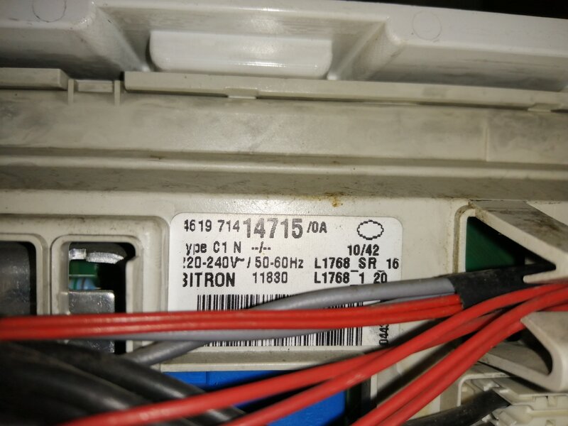 Whirlpool 6-th sense - cuva si instalatie electrica/electronica